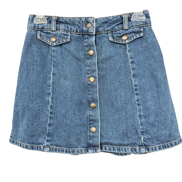 BDG Dresses & Skirts - BDG Urban Outfitters Button Front Denim Mini Skirt XS Blue Pockets